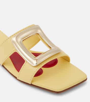 Pantoletten Viv' By The Sea aus Leder | Roger Vivier