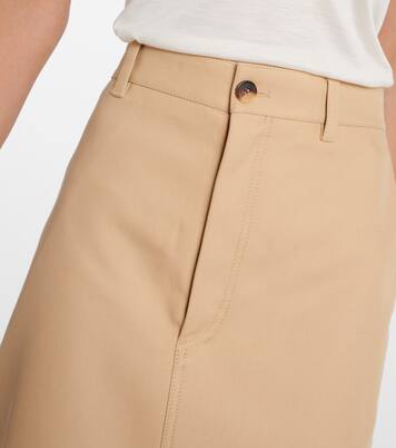 Maxirock aus Baumwoll-Drill | Wardrobe.NYC