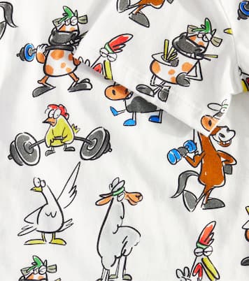 Doodle cotton jersey T-shirt | Stella McCartney Kids