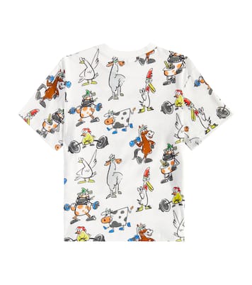 Doodle cotton jersey T-shirt | Stella McCartney Kids