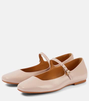 Polished leather Mary Jane flats | Tod's
