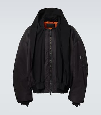 Incognito hooded bomber jacket | Balenciaga