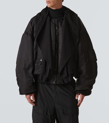 Incognito hooded bomber jacket | Balenciaga