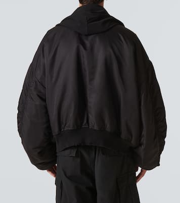 Incognito hooded bomber jacket | Balenciaga