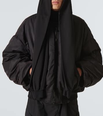 Incognito hooded bomber jacket | Balenciaga
