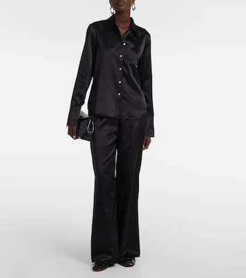 Hemd Tulum aus Seide und Wolle | Asceno