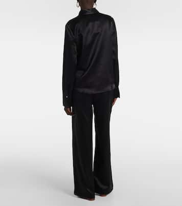 Hemd Tulum aus Seide und Wolle | Asceno