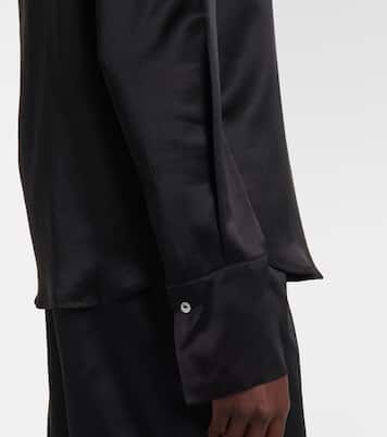 Hemd Tulum aus Seide und Wolle | Asceno