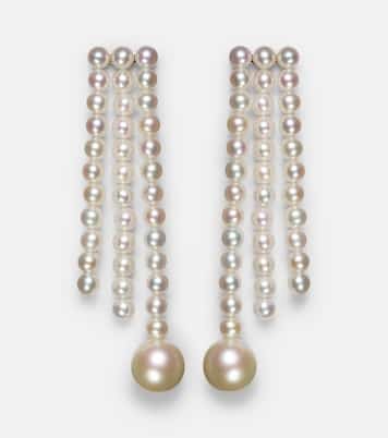 La Valse 14kt gold earrings with pearls | Sophie Bille Brahe