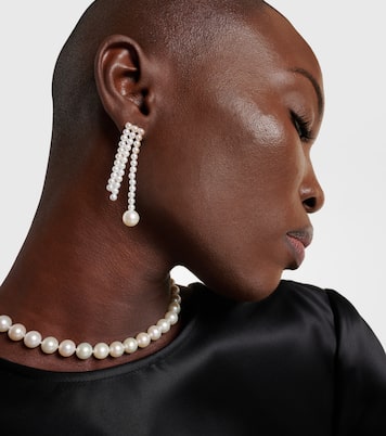La Valse 14kt gold earrings with pearls | Sophie Bille Brahe