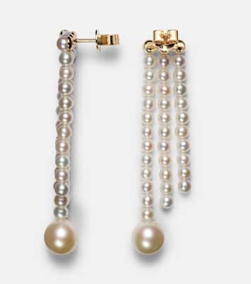La Valse 14kt gold earrings with pearls | Sophie Bille Brahe
