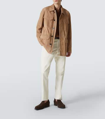 Feldjacke aus Veloursleder | Brioni