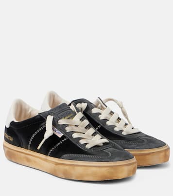 Sneakers Soul Star aus Samt mit Veloursleder | Golden Goose