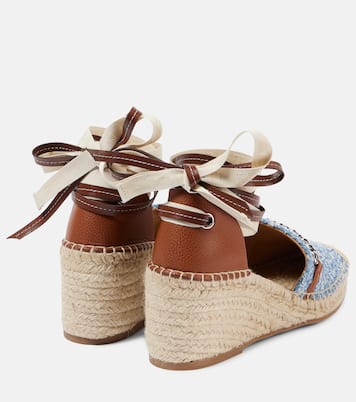 Espadrille-Wedges Gaia aus Bouclé | Stella McCartney