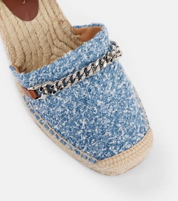 Espadrille-Wedges Gaia aus Bouclé | Stella McCartney