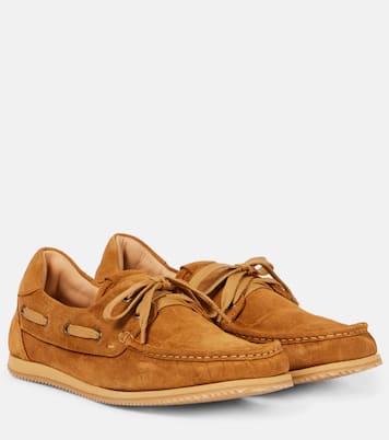Batto croc-effect suede boat shoes | Jacquemus