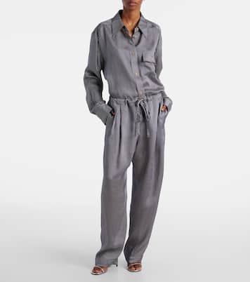 Pantalon droit Trenton rayé | Khaite