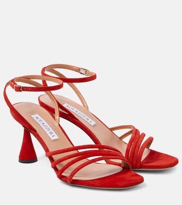Sandalen Latour 75 aus Veloursleder | Aquazzura
