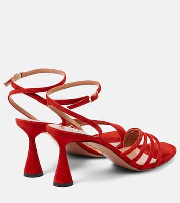 Sandalen Latour 75 aus Veloursleder | Aquazzura
