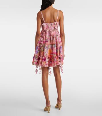 Robe en soie à fleurs | Camilla