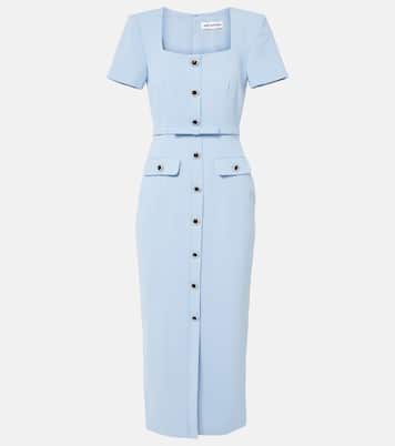 Midikleid aus Crêpe | Self-Portrait