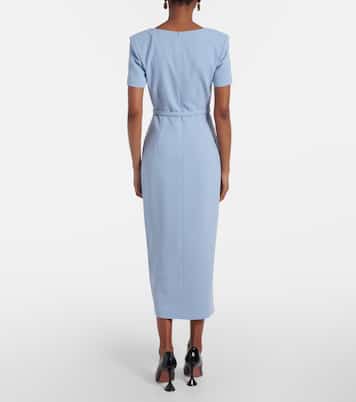 Midikleid aus Crêpe | Self-Portrait