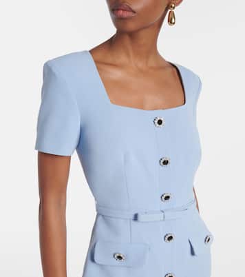 Midikleid aus Crêpe | Self-Portrait