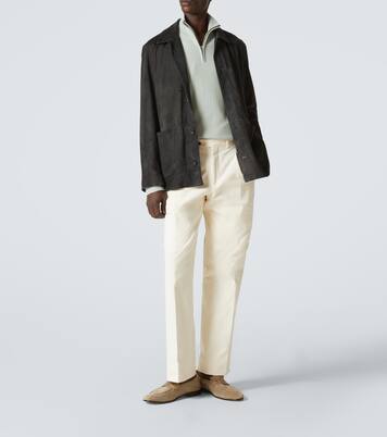 Dared cashmere half-zip sweater | Le Kasha