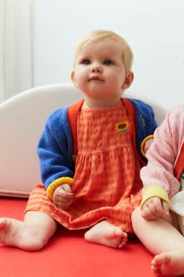 Baby - Abito in misto cotone a quadretti | Bobo Choses