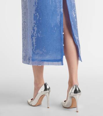 Robe midi à sequins | David Koma