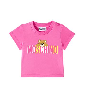Baby Teddy Bear cotton jersey T-shirt | Moschino Kids
