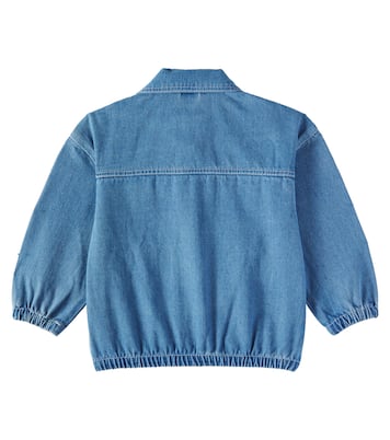 Veste en jean à logo | Tinycottons