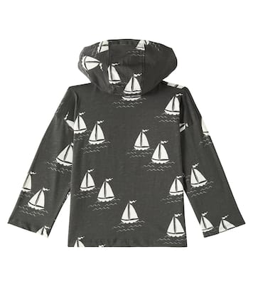 Sudadera con capucha Sailing Boats | Mini Rodini