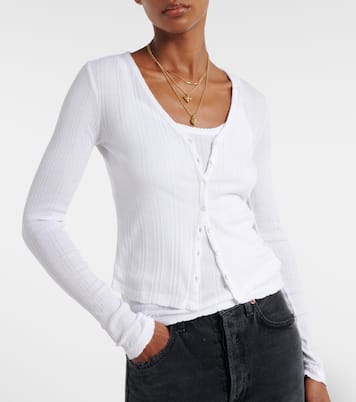 Cardigan Drew aus einem Baumwollgemisch | Velvet