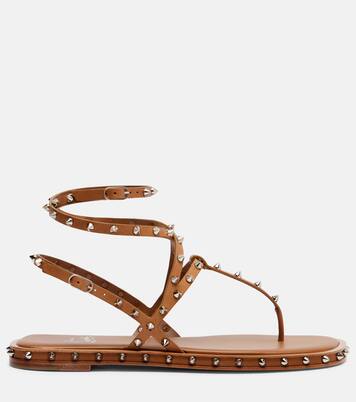 Bombina spiked leather sandals | Christian Louboutin