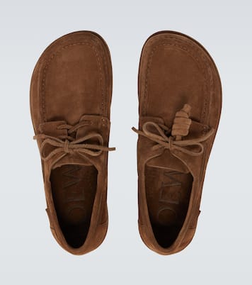 Paula's Ibiza Campo suede boat shoes | Loewe