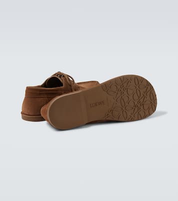Paula's Ibiza Campo suede boat shoes | Loewe