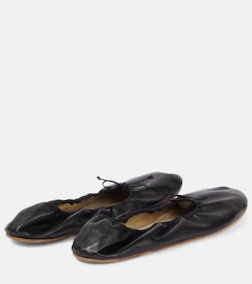 Leather ballet flats | The Row