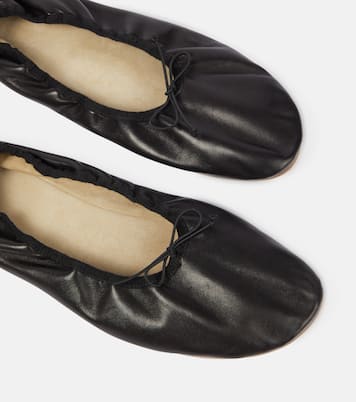 Leather ballet flats | The Row