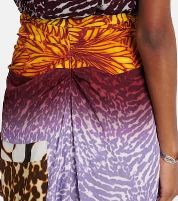 Bedruckter Midirock aus Seide | Dries Van Noten