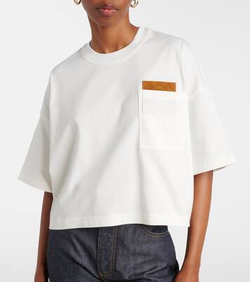 Intrecciato cotton jersey T-shirt | Bottega Veneta