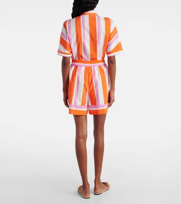 شورت من القطن بخطوط | Dolce&Gabbana