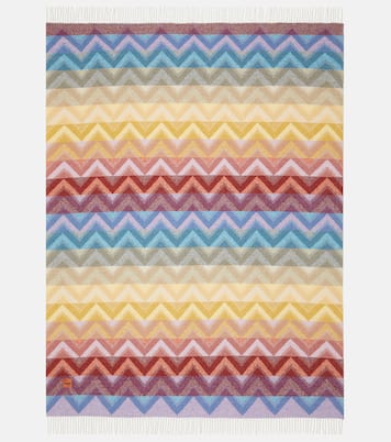 Plaid Watamu Zigzag aus einem Wollgemisch | Missoni