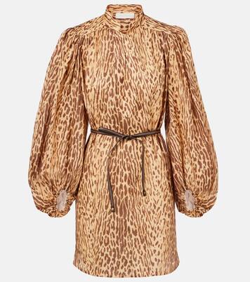 Cascadian leopard-print linen tunic | Zimmermann