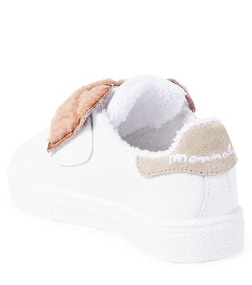 Bear leather sneakers | Monnalisa