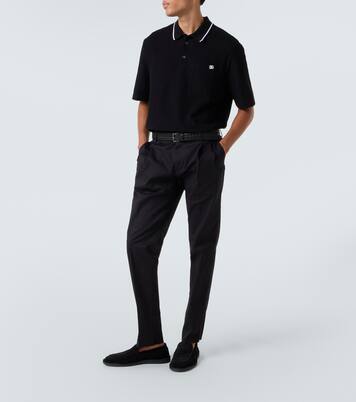 Polo DG brodé en coton | Dolce&Gabbana