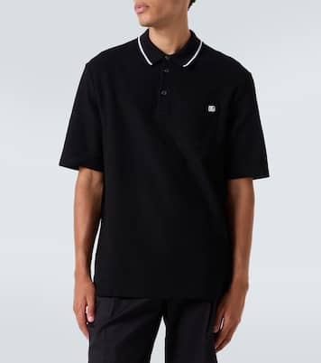 Polo DG brodé en coton | Dolce&Gabbana
