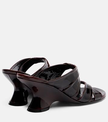 Wedge-Sandalen 75 aus Lackleder | Dries Van Noten