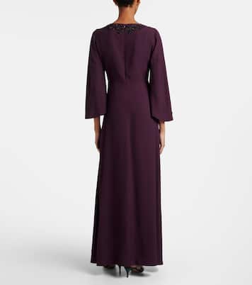 Abito lungo Sorella con ricamo | La DoubleJ