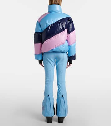 Chaqueta de esquí de plumas Mojo a rayas | Perfect Moment